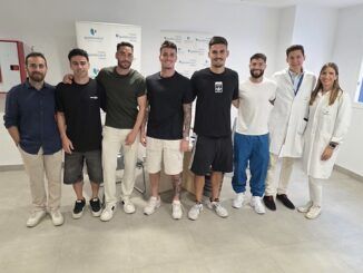 La plantilla del Málaga CF se somete a una analítica completa con Quirónsalud Málaga