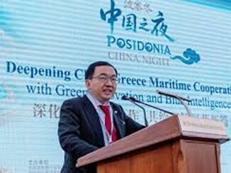 CSSC presenta sus logros en construcción naval ecológica e inteligente en la Posidonia China Nigh en Atenas